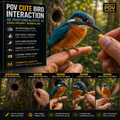 POV Cute Bird Interaction Master Prompt – 3D Photorealistic AI Video Workflow